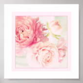 Poster Pink Peonies (Devant)