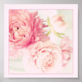 Poster Pink Peonies (Devant)