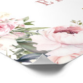 Poster Pink Princess Carriage Anniversaire Bienvenue (Coin)