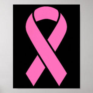 Poster Pink Ribbon Sensibilisation au cancer du sein