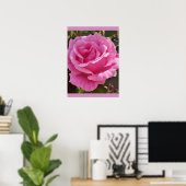 Poster Pink Rose Roses Flower Garden Perfume Delight (Bureau à domicile)