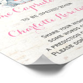 Poster Pink Roses Elephant Temps Capsule 1er Anniversaire (Coin)