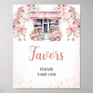 Poster Pink She's off the Market Fête des mariées Favors
