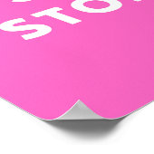 Poster Pink Store Fermer Vente Signal, 50% De Promo (Coin)