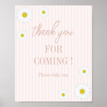 Pink Stripes, Daisy 1er Anniversaire Fête Wild One