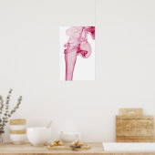 Poster Pink Swirl (Cuisine)