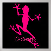 Poster Pink Tree Frog Thunder_Cove (Devant)