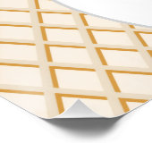 Poster Pink Turquoise Baseball Drip Birthday Welcome Sign (Coin)