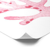 Poster Pink Whale 1st Birthday Under the sea (Coin)