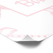 Poster Pink & White Bow, grand-millénaire Anniversaire (Coin)