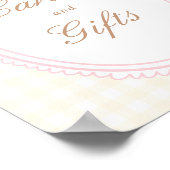 Poster Pink & Yellow Lemon Bow Cards & Gifts (Coin)