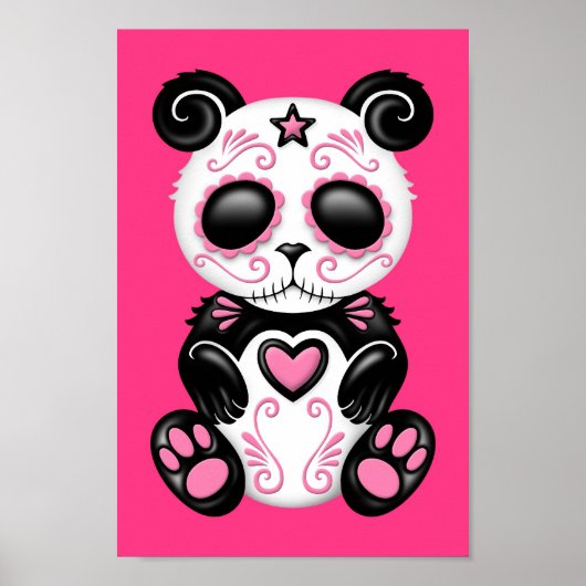Poster Pink Zombie Sugar Panda (Devant)