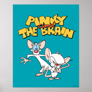 Poster Pinky et le cerveau Afficher le logo