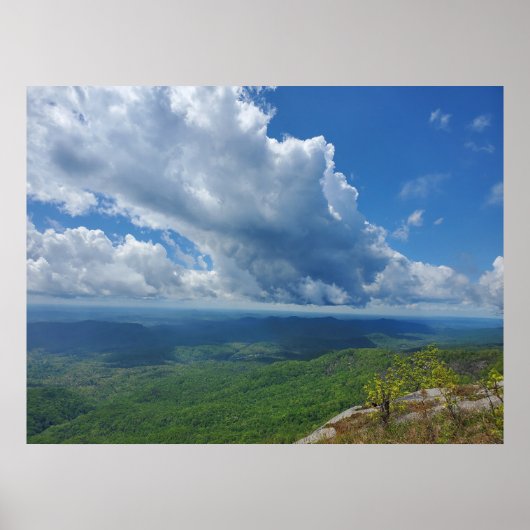 Poster Pinnacle Mountain, Caroline du Sud (Devant)