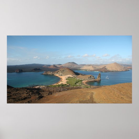 Poster Pinnacle Rock, Galapagos (Devant)