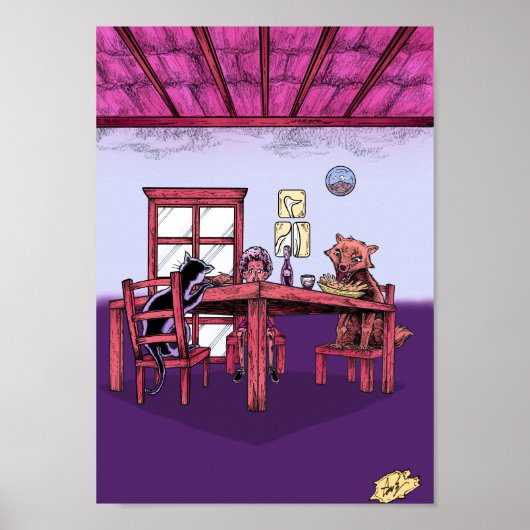 Poster Pinocchio - Banquet (Devant)