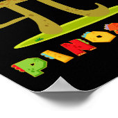 Poster Pinosaur Funny Pi Day Dinosaur Math Lover Science  (Coin)