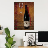 Poster Pinot Noir (Bureau à domicile)