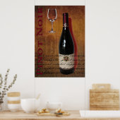 Poster Pinot Noir (Cuisine)