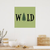 Poster Pins dans la forêt  (Cuisine)