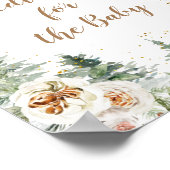 Poster Pins d'hiver Prédictions florales pour bébé (Coin)