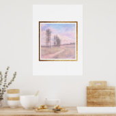 Poster Pins Murmurants – Paysage pastel (Cuisine)