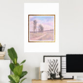 Poster Pins Murmurants – Paysage pastel (Bureau à domicile)