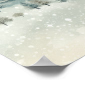 Poster Pins neigeux Vintages (Coin)