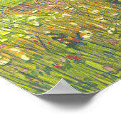 Poster Pins peint aquarelle sur soie (Coin)