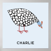 Poster Pintade Personnalisé (Devant)