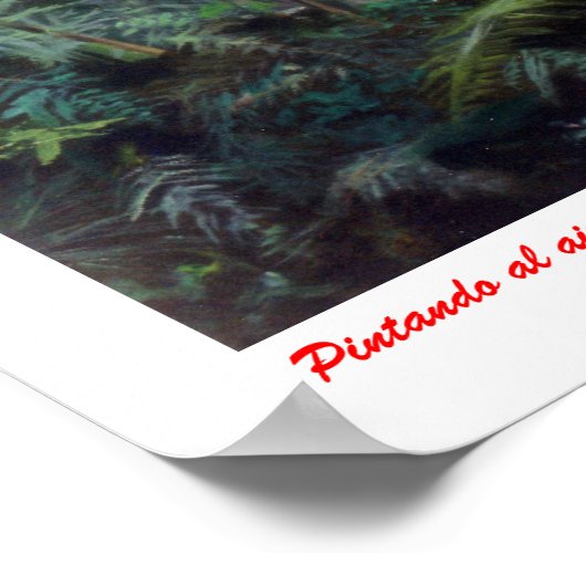 Poster Pintando al aire libre (Autorretrato) (Coin)