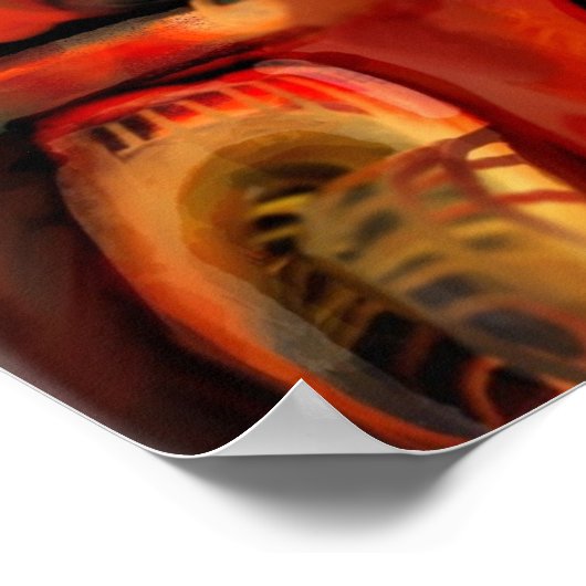 Poster Pintura digital realizada en Photoshop con tableta (Coin)