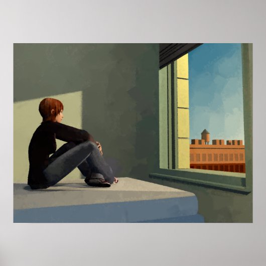 Poster Pintura du soleil du matin (Devant)