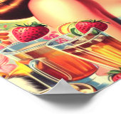 Poster Pinup Cute Kitsch Retro (Coin)