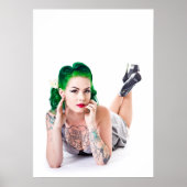 Poster Pinup Lea Graves (Devant)