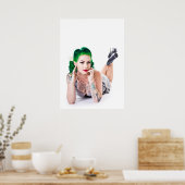 Poster Pinup Lea Graves (Cuisine)