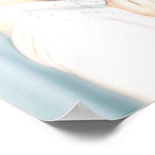 Poster Pinup Peint (Coin)