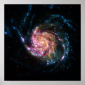 Poster Pinwheel Galaxy Espace Spiral (Devant)