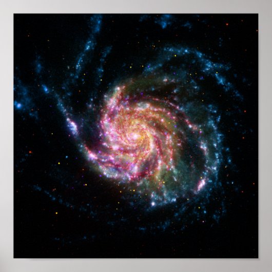 Poster Pinwheel Galaxy Espace Spiral (Devant)
