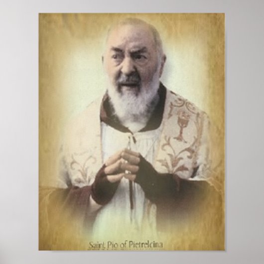 POSTER PIO DE PIETRELCINA (Devant)