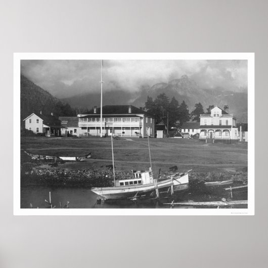 Poster Pioneer House Sitka, Alaska 1912 (Devant)