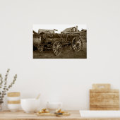 Poster Pioneer Wagon de fret - Nevada City Ghost Town (Cuisine)