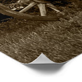 Poster Pioneer Wagon de fret - Nevada City Ghost Town (Coin)