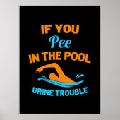 Poster Pipe De Bain Dans La Piscine (Devant)