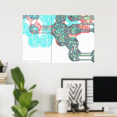 Poster Pipeline cellulaire (Bureau à domicile)