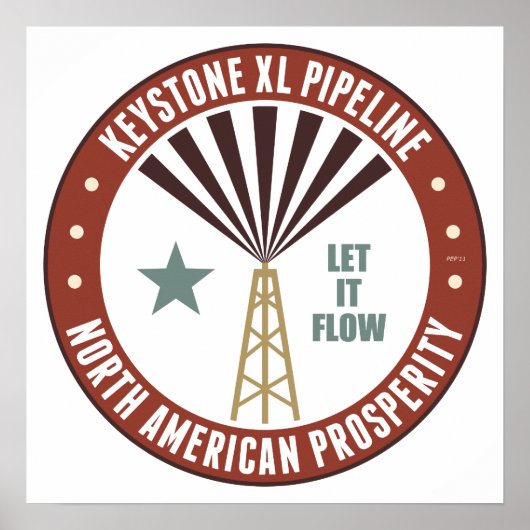 Poster Pipeline Keystone XL (Devant)