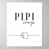 Poster Pipi Lounge (Devant)