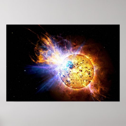 Poster Pipsqueak Star déchaîne le géant Flare NASA (Devant)