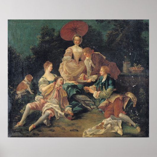 Poster Pique-nique dans un parc (Devant)