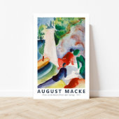 Poster Pique-nique sur la plage d'août Macke